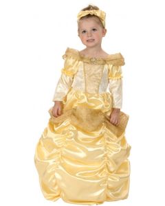 Costume fille "princesse" - jaune - 1/2 ans