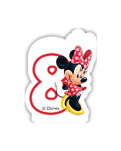 Bougie d'anniversaire n°8 – Minnie