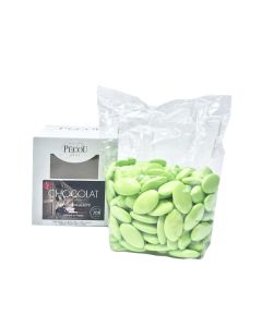 500gr Dragées 70% Chocolat Vert Pécou