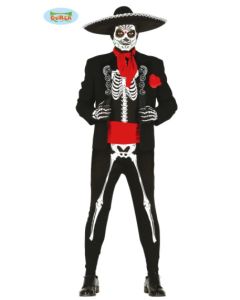 déguisement homme mexicain squelette