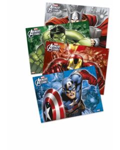 4 sets de table avengers