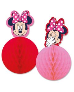 2 boules alvéolées Minnie