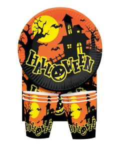 Kit vaisselle Halloween - 6 personnes