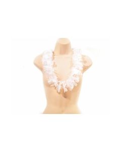Collier Hawaï - blanc