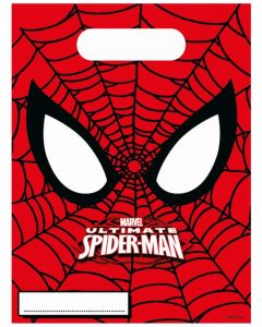 6 sacs anniversaire Spiderman