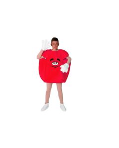 Costume adulte bonbon rouge - Taille L