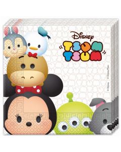 20 Serviettes Tsum Tsum