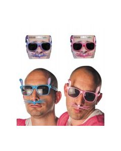 Lunettes lapin avec moustache