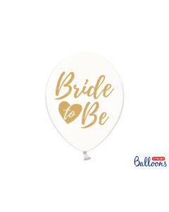 6 x Ballon de baudruche EVJF Bride To Be or