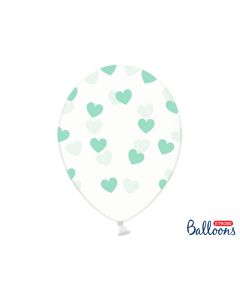 Ballon de baudruche coeur Heart Menthe