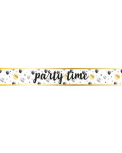 bannière "party time"