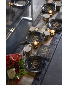 Assiettes VIP - or - x10
