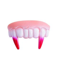 Dentier de vampire souple sanglant