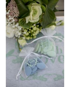 10 sachets vintage With Love - vert 7,5 cm x 10 cm 