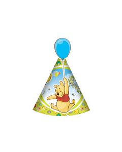 Chapeaux de fête Winnie the Pooh x 6