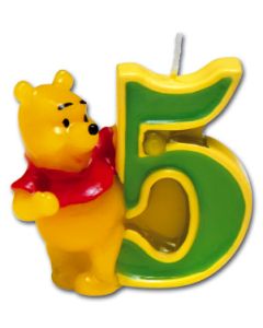 Bougie anniversaire "5" Winnie The Pooh