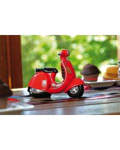 Tirelire vespa rouge