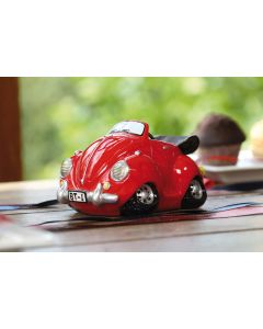 Tirelire Beetle rouge