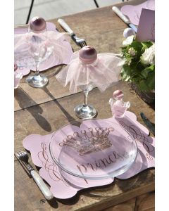 6 Sets de table « Princesse » - Rose