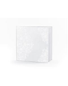 Livre d'or blanc 21 cm x 19,7 cm