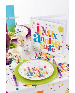 Livre d'or Joyeux Anniversaire - multicolore