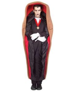 Déguisement homme vampire cercueil