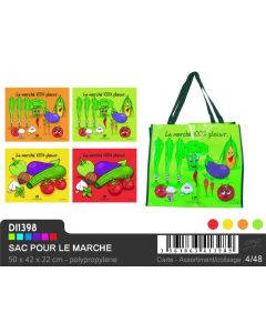 Sac à courses "le marché 100 % plaisir"