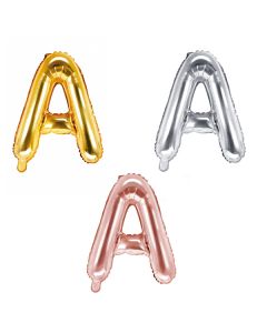 Ballon lettre A - 36cm - coloris au choix