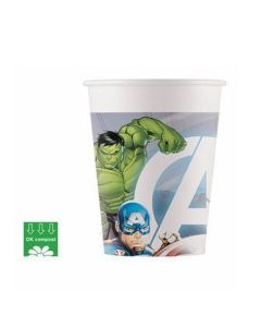 Gobelets en carton Avengers compost