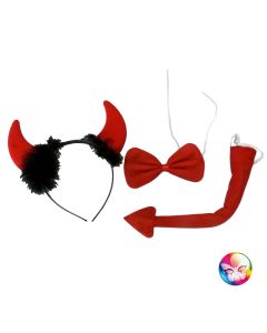 Set accessoires de Diable - rouge