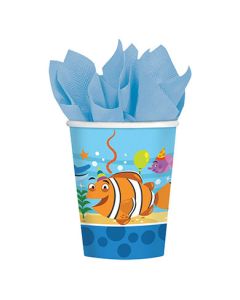 8 gobelets Ocean Buddies - 226 ml
