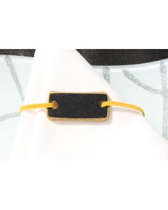 Bracelets ardoise daim - Or