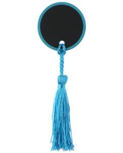 Ardoises avec pompom de coloris turquoises à prix incroyable