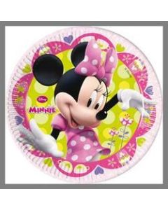 Assiettes Minnie - 23 cm Ø - x8