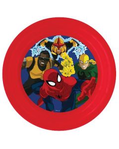 Assiette plate 3D -Spiderman pas chère