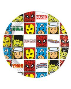8 assiettes avengers team power