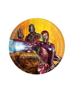 8 assiettes Avengers 20 cm civil war
