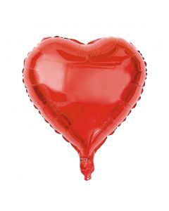 Ballon hélium coeur - Rouge  40x46cm
