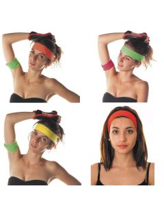 Bandeau pour cheveux 80's - Plusieurs couleurs