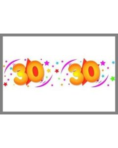 Bannière déco anniversaire - 30 ans