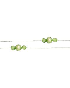 Guirlande Elégante ornée de perles - Vert