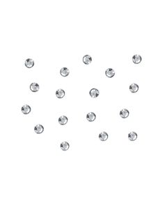 50 diamants argentés pour loisir créatif