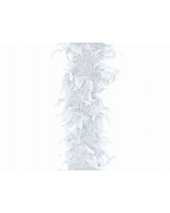 Boa en plumes 180 cm - blanc