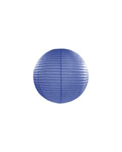 Boule papier bleu royal 20 cm