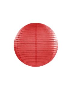 Boule en papier rouge 35 cm