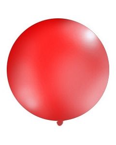 1 ballon 100 cm - rouge