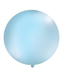 Ballon bleu ciel 1 m