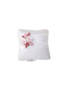 Coussin alliance fleur rose