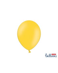 10 ballons 27 cm - jaune  pastel