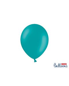 10 ballons 27 cm - bleu lagon pastel